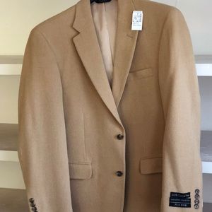 Men’s Camel Hair Blazer - Size 40R
